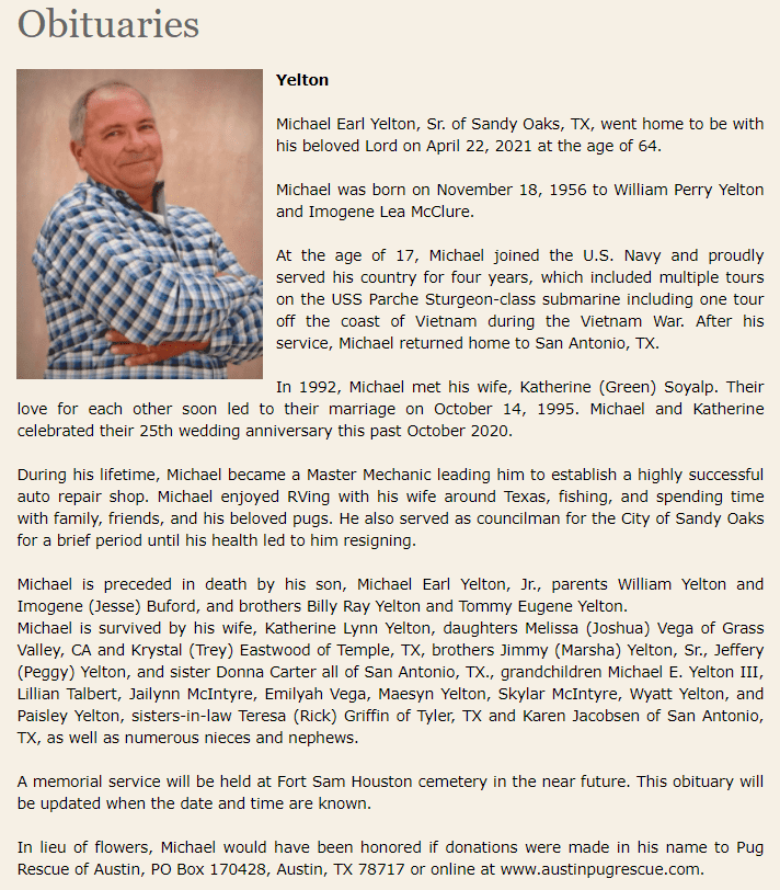 MYelton Obituary MYelton Obituary