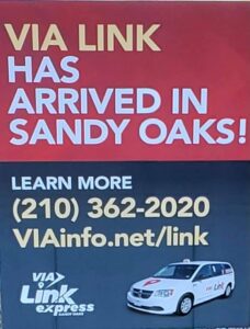 VIA Link sign VIA Link sign